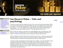 Tablet Screenshot of navarropoker.com